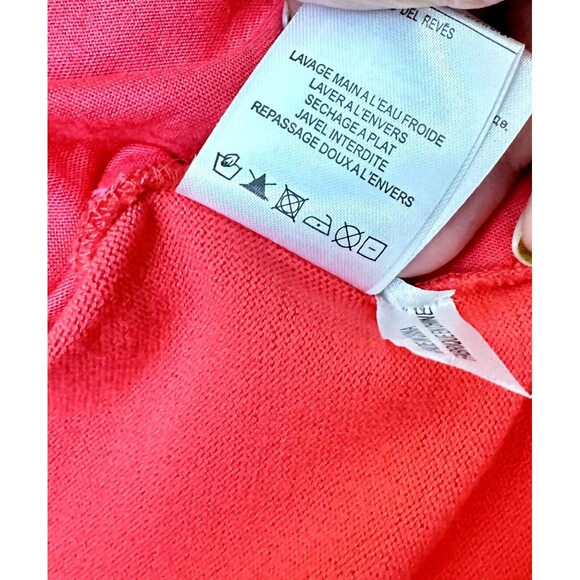 Leo Guy Floral Embroidered Knitted Hot Pink Barbie Core Sleeveless Dress SZ S/M - Picture 16 of 16